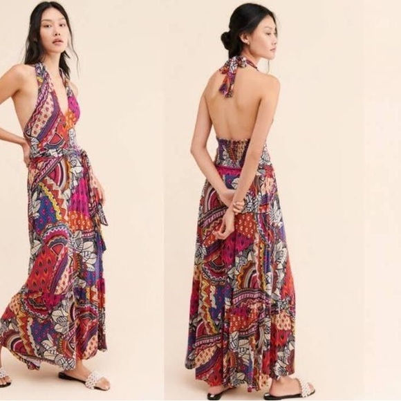 Anthropologie Maeve Cynthia Halter Dress - Picture 3 of 16